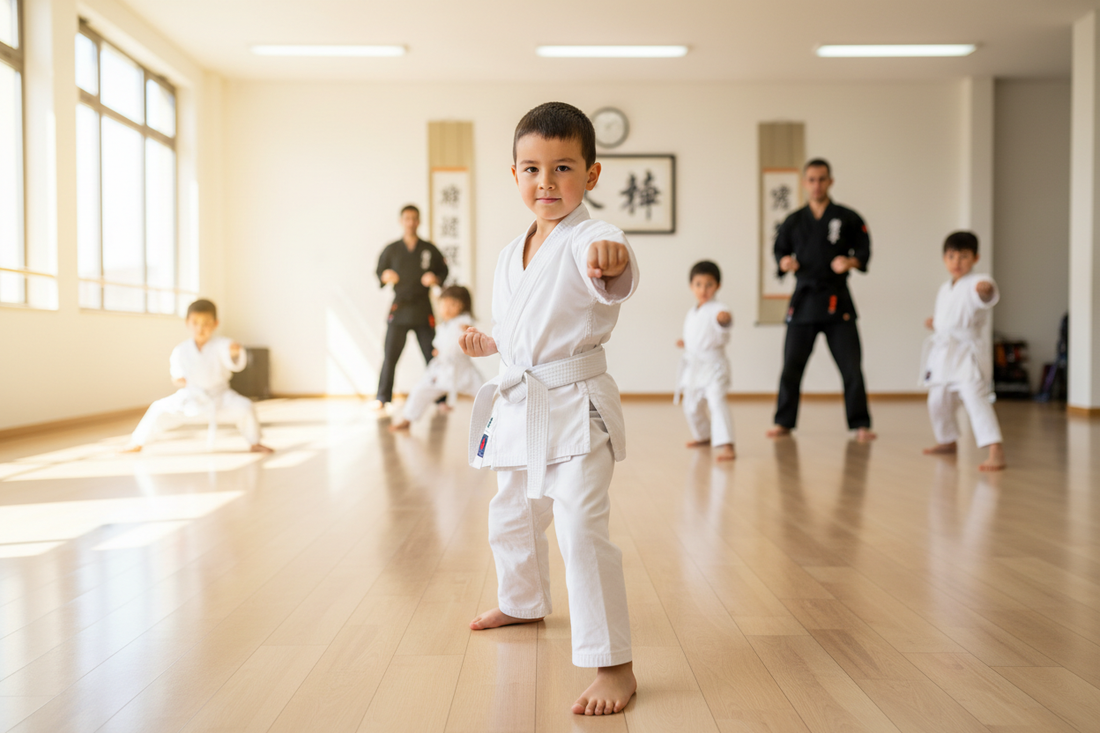 Kids karate class Mississauga – children learning karate at Phoenix Karate