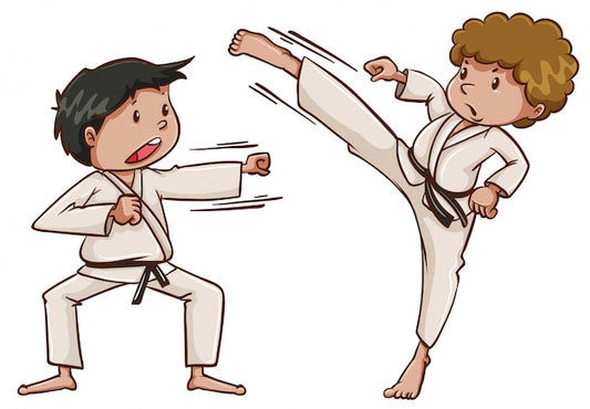 Two Kids Karate Image